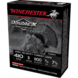 Winchester Winchester Ammo STH4137 Double X Diamond Grade Turkey 410 Gauge 3" 3/4 oz 7.5 Shot - 10sh Box