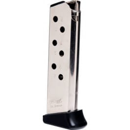 Walther Arms OEM  .380 ACP 7rd Magazine For Walther PPK/S, Nickel w/ Finger Rest