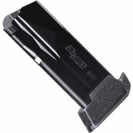 Sig Sauer MAG365912 P365 Micro-Compact 9mm Luger 12rd Steel Black Finish with Finger Extension