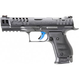 Walther Arms 2851075 Q5 Match 9mm Luger 5" 10+1 Black Black Ported Steel <em>Slide</em> Black Polymer Grip