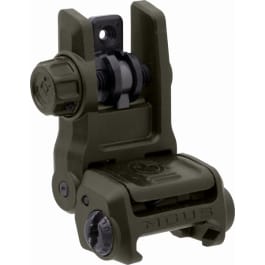 <em>Magpul</em> MAG1167-ODG MBUS <em>3</em> Rear Sight Flip Up OD Green for AR-15, AR-10, M4, M16