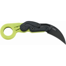 CRKT Provoke Zap <em>Folding</em> <em>Knife</em> 2 1/2" Hawkbill Blade Green