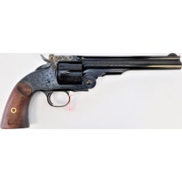 Taylors and Company 0850E14 TOP Break Schofield Engravd 7" Revolver