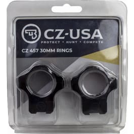CZ USA CZ-USA 457 30mm Aluminum Scope Rings 11mm Dovetail Matte 40087
