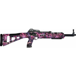 Hi-Point 4095TSPI 4095TS Tactical Rifle Semi-Auto 40 Smith & Wesson 17.5" 10+1 Polymer Skeleton Pink Camo Stock Pink Camo