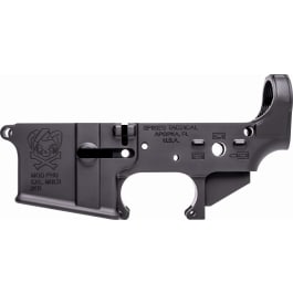 Spikes <em>Tactical</em> STLS024 Stripped <em>Low</em>er PHU AR-1 Platform Black Hardcoat Anodized