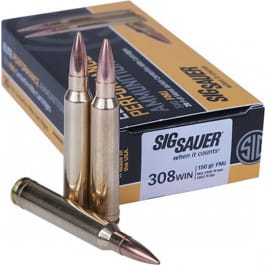 Sig Sauer E308B120 Elite Performance 308 Win 150 gr Full Metal Jacket (FMJ) - 20rd Box