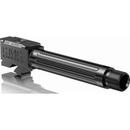 CMC Triggers CMC Triggers 75521 Match Precision Fluted Barrel compatible with Glock 19 Gen 3&4 9mm 4.01" TB 416rd Stainless Steel Black