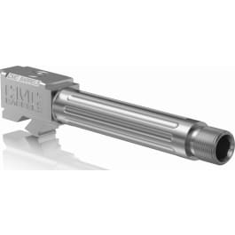 CMC Triggers 75525 Match Precision Fluted <em>Barrel</em> compatible with Glock 19 Gen 3&4 9mm 4.01" TB Stainless