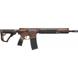 <em>Daniel</em> <em>Defense</em> 15126011 DDM4 M4A1 Semi-Auto .223/5.56 NATO 14.5" 30+1 6-Position Brown Stock Brown Cerakote/Black Phosphate