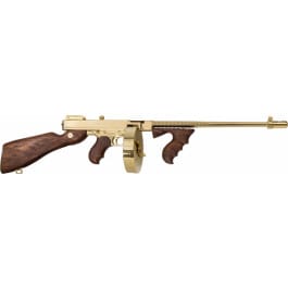 Thompson T150DTG 1927A-1 Deluxe Semi-Auto 45 ACP 16.5" 50+1 Walnut Stock Titanium Gold