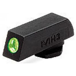 Meprolight Meprolight USA 102243107 Mepro Tru-Dot R4E Optimized Duty Sights Fixed Tritium Green Black Frame for Glock