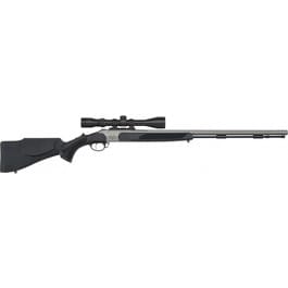 Traditions R556110460 Vortek  <em>Striker</em> <em>Fire</em> <em>50</em> Cal 209 Primer 28" Stainless Cerakote Black Synthetic Stock 3-9x40 Scope