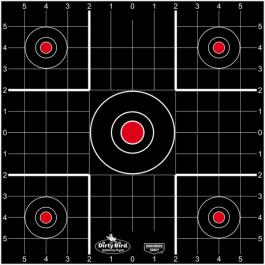 Birchwood Casey 35270 Dirty Bird <em>Sight</em>-<em>In</em> Bullseye Tagboard Target 12" 100 Per Pkg