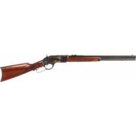 Taylors and Company 2044COM 1873 Comanchero Lever 45 <em>Colt</em> (LC) 20" 10+1 Walnut Stock Case Hardened