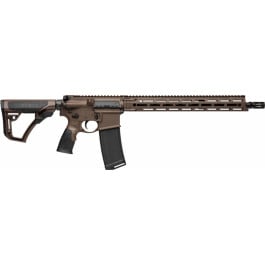 <em>Daniel</em> <em>Defense</em> 02338047 <em>DDM4</em> <em>V7</em> Semi-Auto 223 Rem/5.56 NATO 16" 30+1 6-Position Brown Stock Brown Cerakote