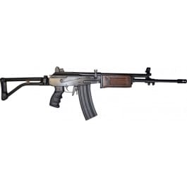JRA Gallant Rifle, 5.56 NATO, Semi-Auto, 18" Barrel W/ Compensator, Battle Worn Model, Original Wood Handguards, 30 Rd Mag, S.F. Stock, No Bayonet Lug