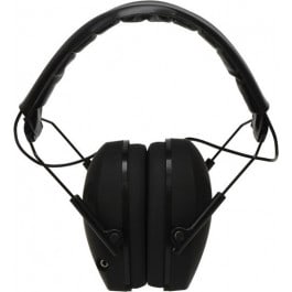 Radians 230-EHP 230-EHP Slim Electronic Muff 23 dB Over the Head Black Ear Cups with Adjustable Black Headband for Adults 1 Pair
