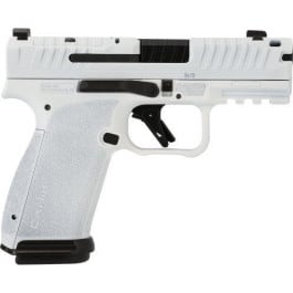 Canik Mete MC9 Prime GHOST, Semi Auto Pistol, 9mm, 3.64" Barrel, (2) 17rd Magazines, Compensated Barrel, Optics-Ready - White - HG8328BW-N
