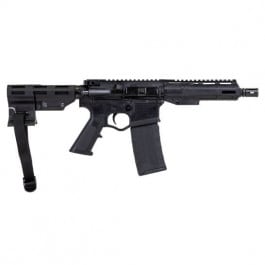 ATI Alpha Maxx Semi-Automatic AR-15 Pistol 7.5" Barrel, .223/5.56, M-LOK Handguard, 30 Round Mag, Adj Brace W/ Adjustable Strap, Black - ATIGAX556ML7B