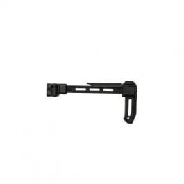 Panzer HAN9 Folding Brace, 1913 Compatible, Black Polymer, Left Side Folding - PAHAN9BRB