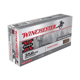 Winchester Winchester Ammo X3582 Super X 358 Win 200 Gripower-Point (PP) - 20rd Box