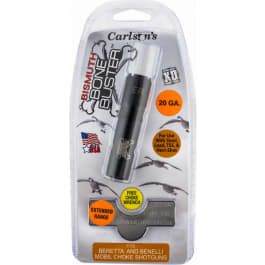 Carlson's Choke Tubes 09215 Bismuth Bone Buster <em>Benelli</em>/Beretta 20GA Extended Range 17-4 Stainless Steel