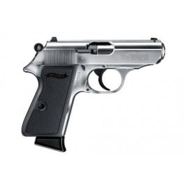 Walther Arms 5030320 PPK/S <em>22</em>LR Single/Double <em>22</em> Long Rifle (LR) 3.3" 10+1 Black Polymer Grip Nickel by Walther Arms - New