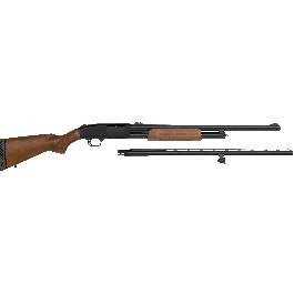 <em>Mossberg</em> 54264 <em>500</em> <em>Combo</em> 12GA 28 24 RS Ported Blue Wood Shotgun