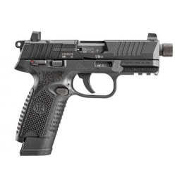 FN 66101010 502 Tactical 22 LR 4.60" Threaded Barrel 10+1 or 15+1 , Matte Black , Optics Ready