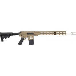 Great Lakes Firearms AR-15 Rifle, .450 Bushmaster, 18" 416r SS Barrel, 15.25" M-LOK Rail, 6 Position M4 Stock, Flat Dark Earth Cerakote- GL15450SS FDE