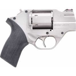 Chiappa 340218 Rhino 200DS DA/SA 357 Magnum 2" 6rd Black Rubber Chrome