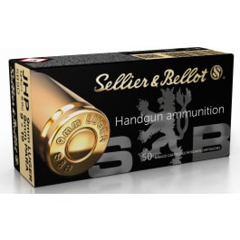 Sellier & Bellot SB9D Handgun 9mm Luger 124 gr Jacketed Hollow Point (JHP) - 50rd Box