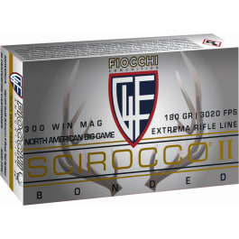 Fiocchi Ammunition Fiocchi 300WMSCA Extrema 300 Winchester Magnum 180 GR Spitzer - 20rd Box