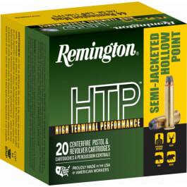Remington Ammunition 23010 HTP 44 Rem Mag 240 gr Semi-Jacketed Hollow Point (SJHP) - 20rd Box