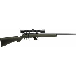 Savage 26721 Mark II FXP with Scope Bolt 22 LR 21" 5+1 Synthetic OD Green Stock Black