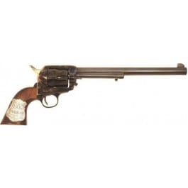 Cimarron Wyatt Earp Frontier Buntline Old Model .45 LC 10" Barrel 6rd Revolver, Walnut Grips W/ Inlaid "Peacekeeper" Plaque