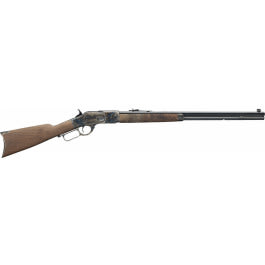 Winchester Model 1873 Lever Action, 357 Magnum/38 Special, With 24" Octagon BBL, 14+1 Grade II/III Walnut Stock Blued