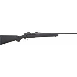 Mossberg 27838 Patriot  243 Win Caliber with 5+1 Capacity, 22" Fluted Barrel, Matte Blued Metal Finish & Black Stock (Full Size)