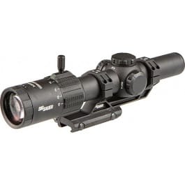 Sig Sauer Tactical Tango-MSR LPVO Rifle Scope - 1-6x24 Illum MSR BDC6 incl/ Alpha MSR Mount
