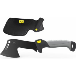 Hawk HWK-HATCH Hatchet  2.50" Blade Axe Stainless Steel Blade Black/Gray GRN w/Rubber Overlay Handle 9.<em>46</em>" Long