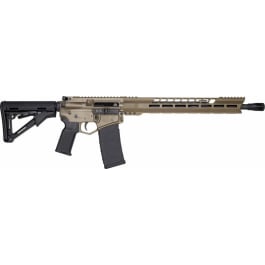 Diamondback DB1732N061 DB15 18" 5+1,28+1 Black Adjustable Magpul CTR Stock Black Magpul MOE K2 Grip with Black Gold Lower <em>15</em>" M-Lok Flat Dark Earth