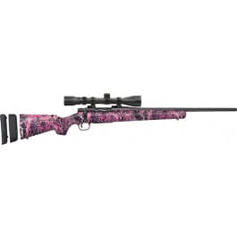 Mossberg 28142 Patriot Youth Super Bantam Scoped <em>Combo</em> 5+<em>1</em> Cap 20" Matte Blued Barrel Muddy Girl Wild Fixed with Adjustable LOP Stock Right Hand <em>3</em>-9x40mm <em>Scope</em> Weaver Style Bases