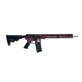 Great Lakes <em>Firearms</em>  AR-<em>15</em> Rifle, .<em>223</em> Wylde 16" Stainless Barrel, <em>15</em>.25" M-LOK Rail, 7075 T6  Receiver, Battleworn Black Cherry Cerakote Finish - GL15223SS B-CHY