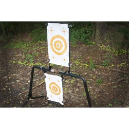 Viking Solutions VKSVPT001 Convertible <em>Paper</em> Target Stand Black Clip Steel Clip Includes Mounting Hardware
