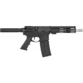 Great Lakes Firearms AR15 Pistol, .223 Wylde, 7.5" 416r Stainless Steel Barrel, 7.125" M-LOK Rail, Pistol Buffer Tube, Black Cerakote Finish- GL15223SSP BLK