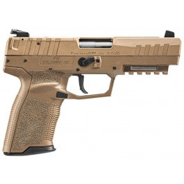FN 66101276 Five-seveN MRD 5.7x28mm  4.80" Barrel 20+1 , FDE , Adjustable Sights , Optics Ready