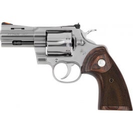 Colt Defense PYTHONSP3WTS Python .357MAG 3" SS Adjustable Sight Walnut
