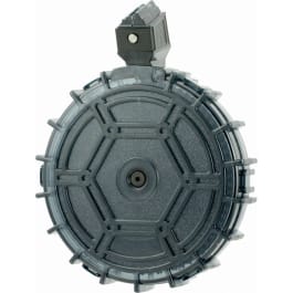 ProMag RUGA30 Ruger 10/22 Drum Magazine 22 Long Rifle (LR) 70rd 10/22, Charger Polycarbonate Smoke Finish