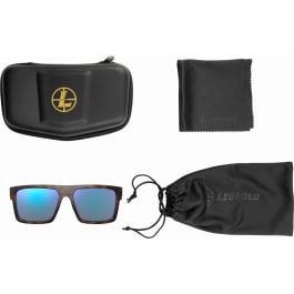 Leupold Leupold 179632 Becnara Polycarbonate Blue Mirror Lens Matte Tortoise Polyamide Wraparound Frame Includes Carrying Case, Bag, & Lens Cloth